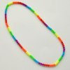 Rainbow Bead Necklace - Small Beads