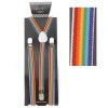 Suspenders - Rainbow Stripe Thin