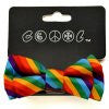 Rainbow Clip-on Bow Tie