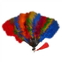 Maribou Feather Fan