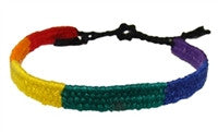 Gay Pride Friendship Bracelet - Thin
