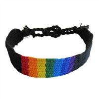 Pride Friendship Bracelet -  Black Wide