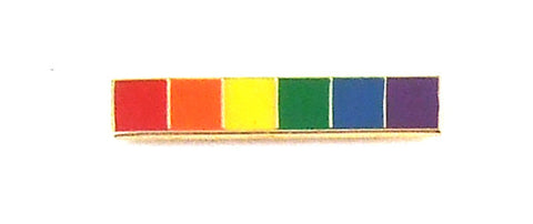 Rainbow Bar Lapel Pin