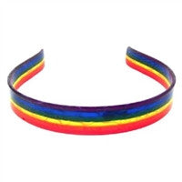 Gay Pride Headband - Plastic