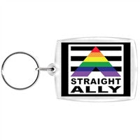 Keychain - Straight Ally