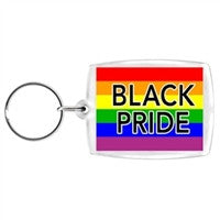 Keychain - Black Pride Flag