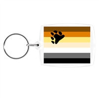 Keychain - Bear Pride Flag
