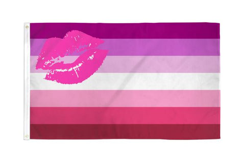 3 x 5 Lipstick Lesbian Flag