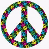 Rainbow Peace Car Magnet