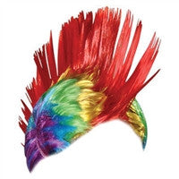 Gay Pride Mohawk Wig