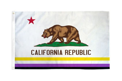 3 x 5 California Non Binary Flag