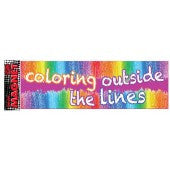 Coloring Outside the Lines Car Magnet
