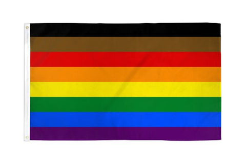 3 x 5 Philly Rainbow Pride Flag